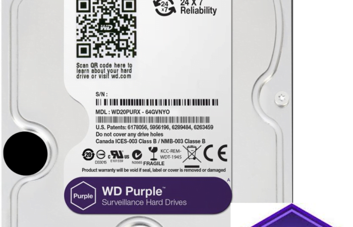 WD purple 2TB surveillance HDD